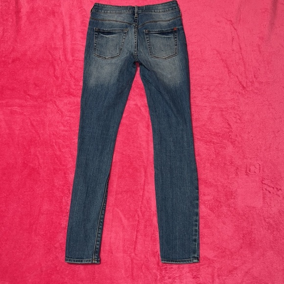 High Rise Distressed Skinny Jeans - Picture 2 of 4